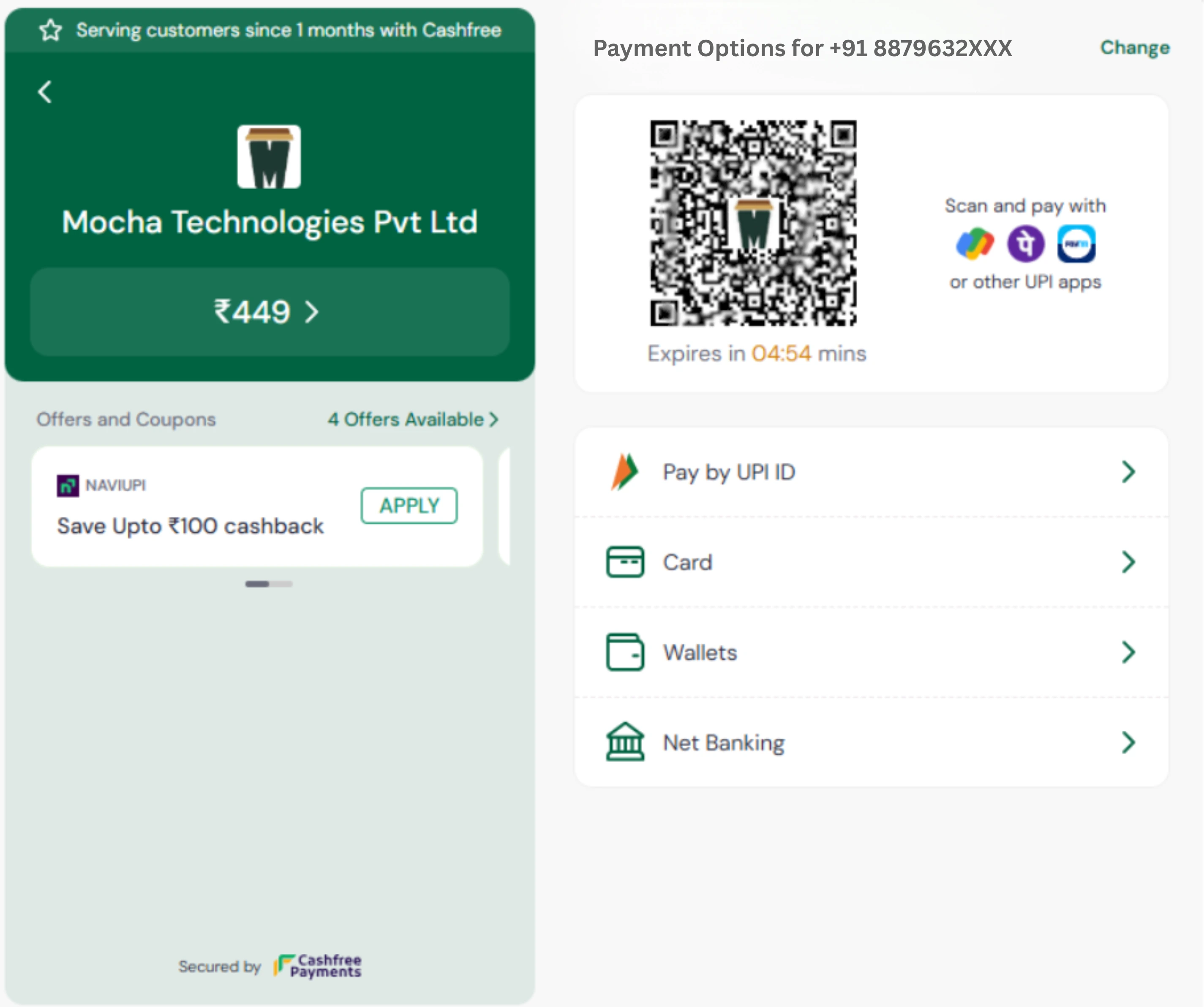 Online payment methods