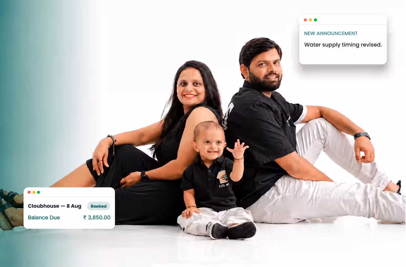 Housing society owner portal dashboard for society members and RWAs