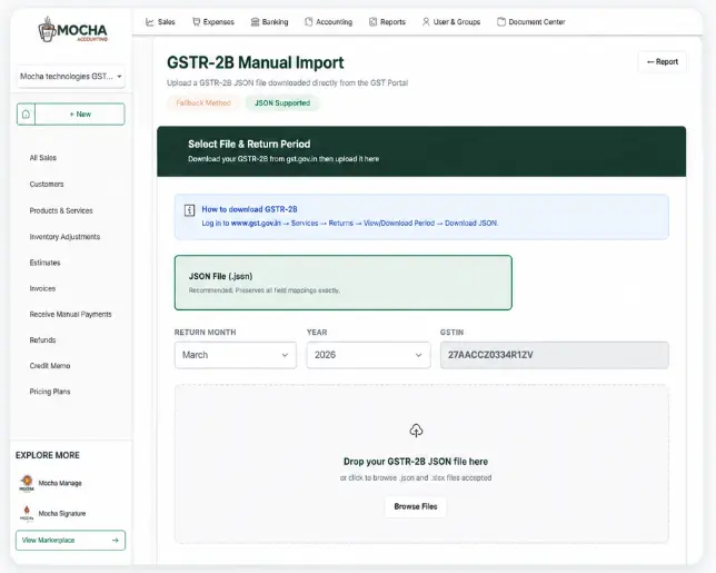 Portal-Ready JSON Export Screenshot