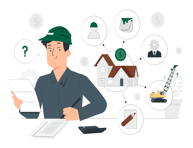 Tracking construction job costs