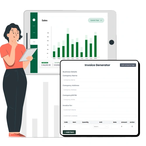 Retail reporting illustration