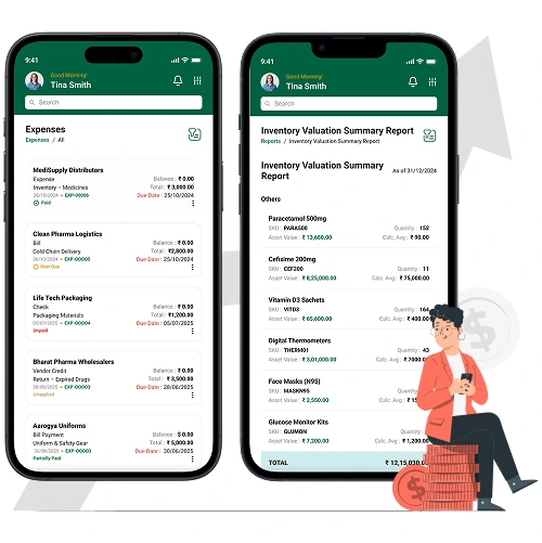 Pharmacy reporting illustration