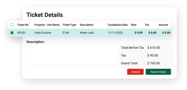 Convert Work Orders to Bills