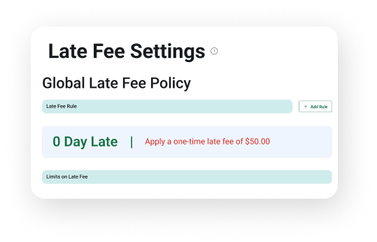 Late Fees