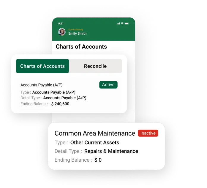 Mocha Manage property accounting dashboard