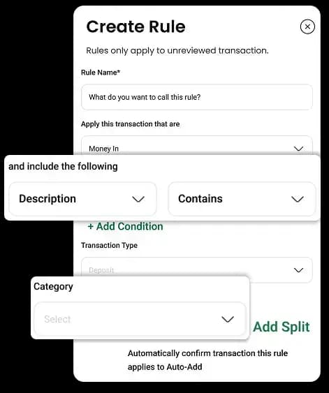Mocha Accounting product screen