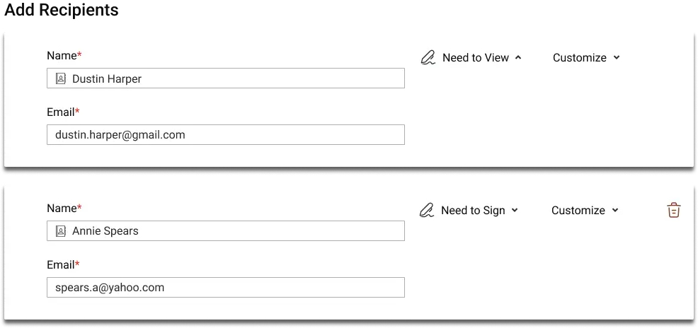 Multi-party signing